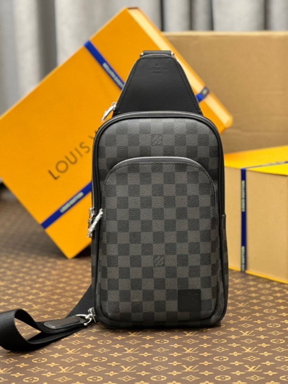 Louis Vuitton Damier Graphite Sling Chest Bag